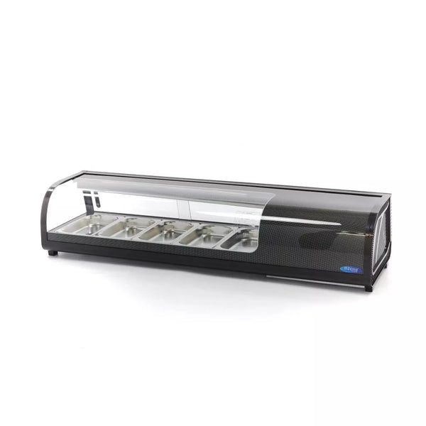 MAXIMA Gastro Sushi koelvitrine - 52 l - incl. 5 x 1/3 GN - tafelmodel