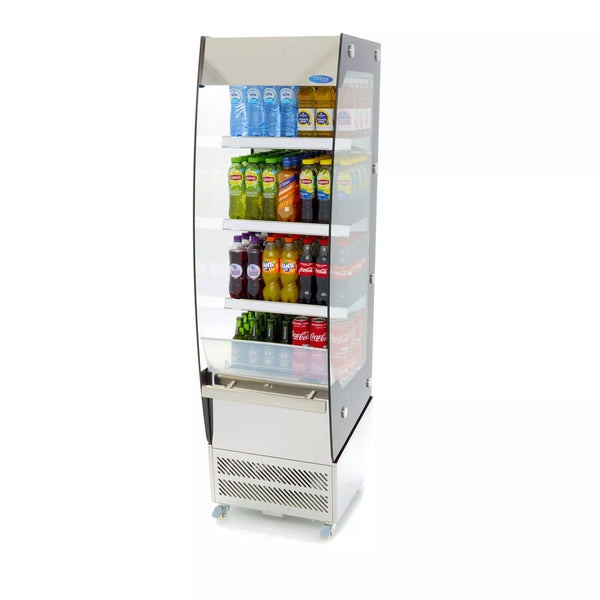 MAXIMA Gastro Glazen Deur Koelkasten - 220 l - 50 x 50 cm - Open