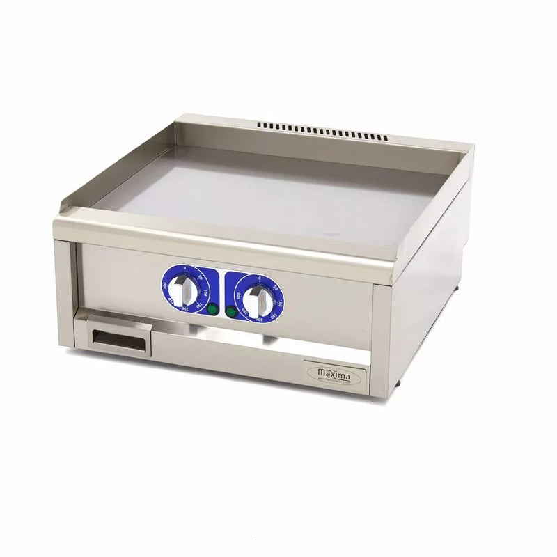 MAXIMA Gastro Grillplatte - Glatt - Doppeleinheit - 60 cm Tief - Elektrisch - 400 V