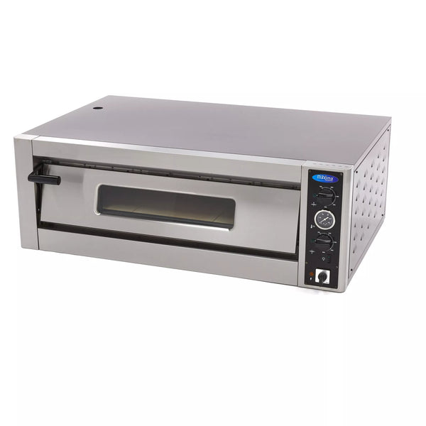 MAXIMA Gastro Pizza Oven - Geschikt voor 6 x Ø 30 cm Pizza's - 400 V