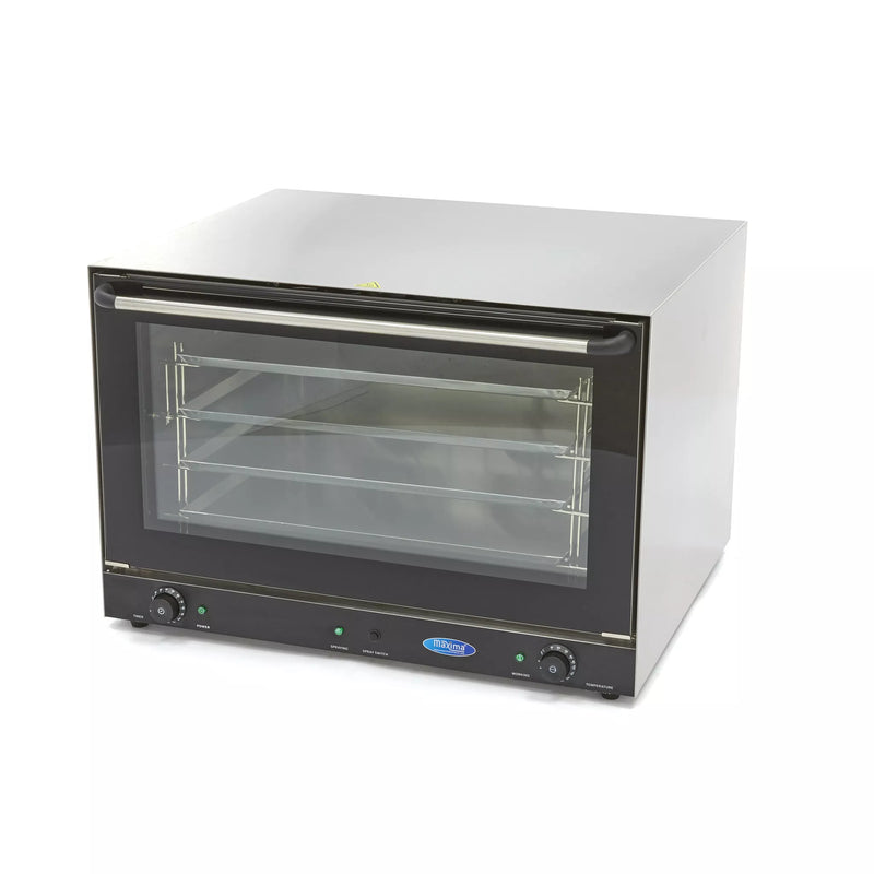 MAXIMA Gastro Convectie Oven - Stoom - Geschikt voor 4 Schalen (60 x 40 cm) - Ingebouwde Timer