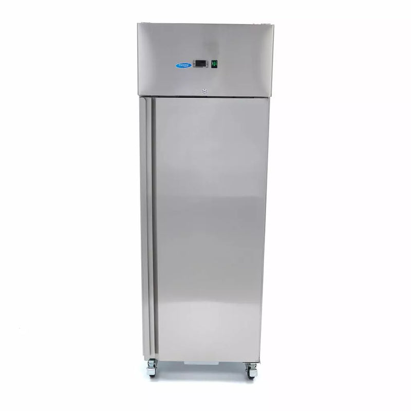 MAXIMA Gastro Gefrierschrank - 400 l - 3 Einstellbare Regale (1/1 GN) - auf Rädern - inkl. Regale