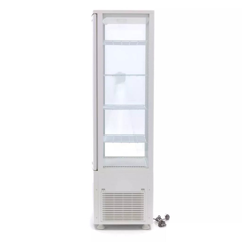 MAXIMA Gastro Kühlvitrine - 235 l - 52 cm - Weiß