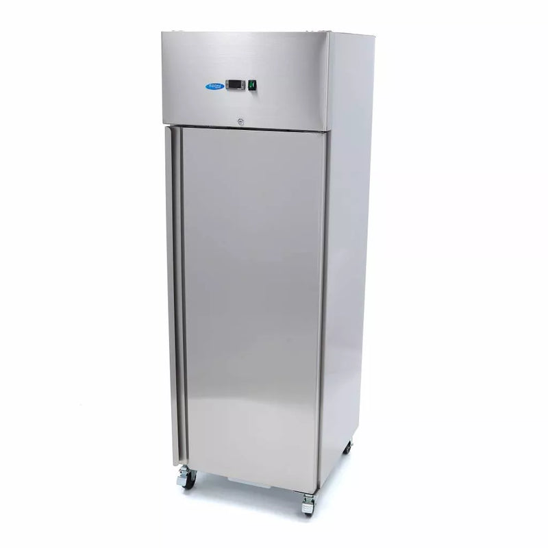 MAXIMA Gastro Gefrierschrank - 400 l - 3 Einstellbare Regale (1/1 GN) - auf Rädern - inkl. Regale