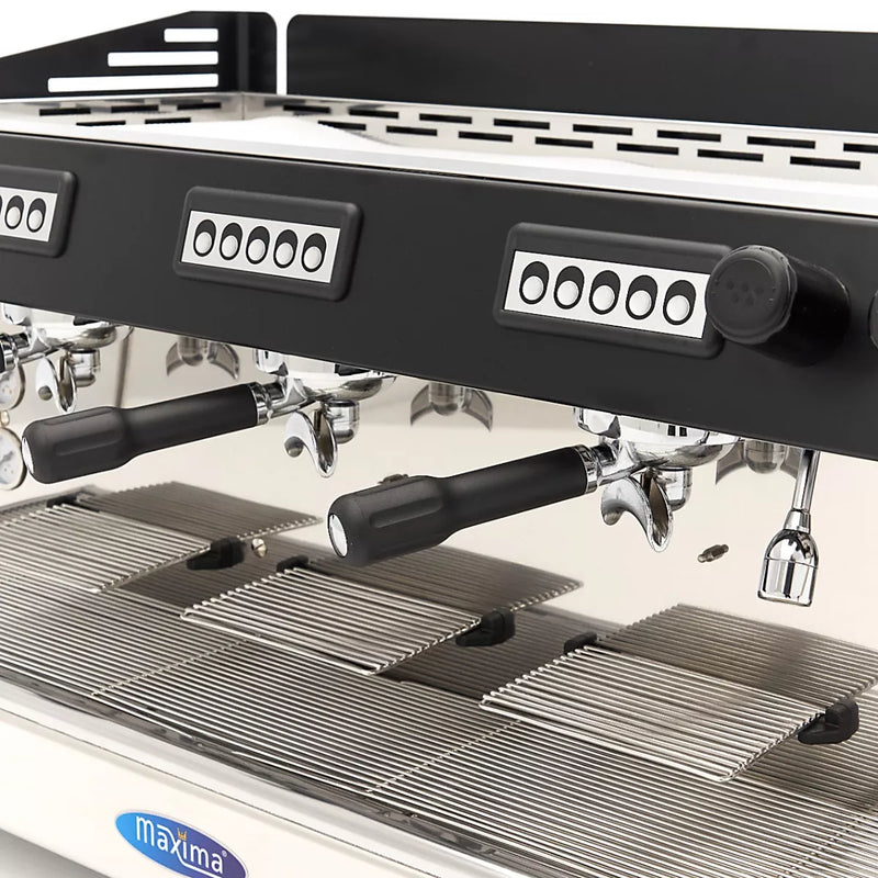 MAXIMA Gastro Espressomaschine - 3 Kolben - 540 Tassen pro Stunde