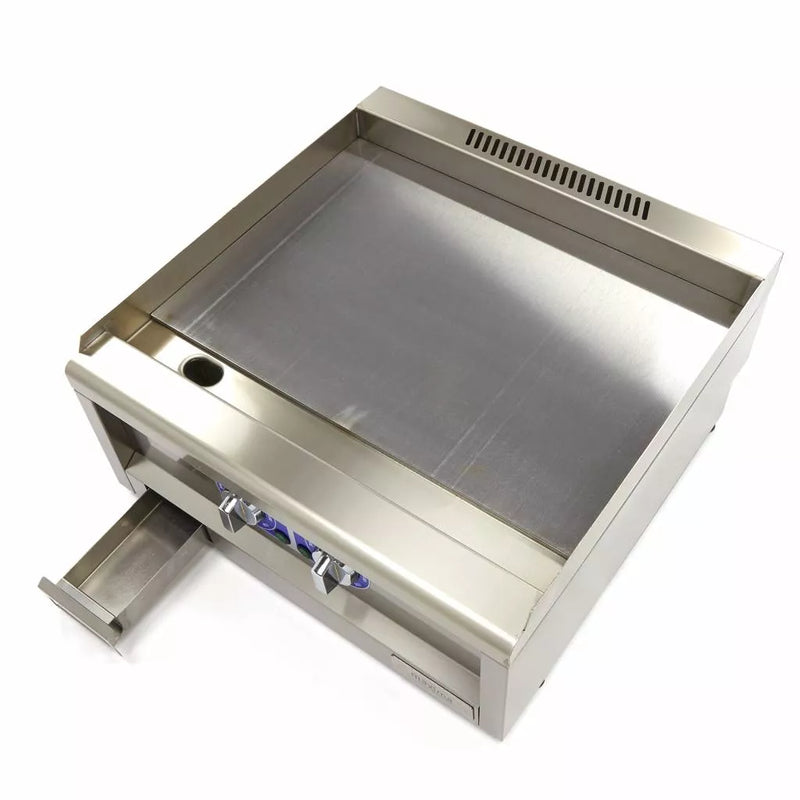 MAXIMA Gastro Grillplatte - Glatt - Doppeleinheit - 60 cm Tief - Elektrisch - 400 V