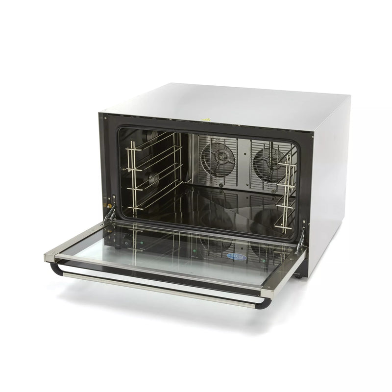 MAXIMA Gastro Convectie Oven - Stoom - Geschikt voor 4 Schalen (60 x 40 cm) - Ingebouwde Timer